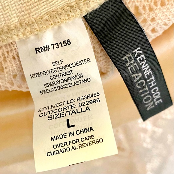 Kenneth Cole Lace Cover-up Pants, size L - Picture 5 of 7